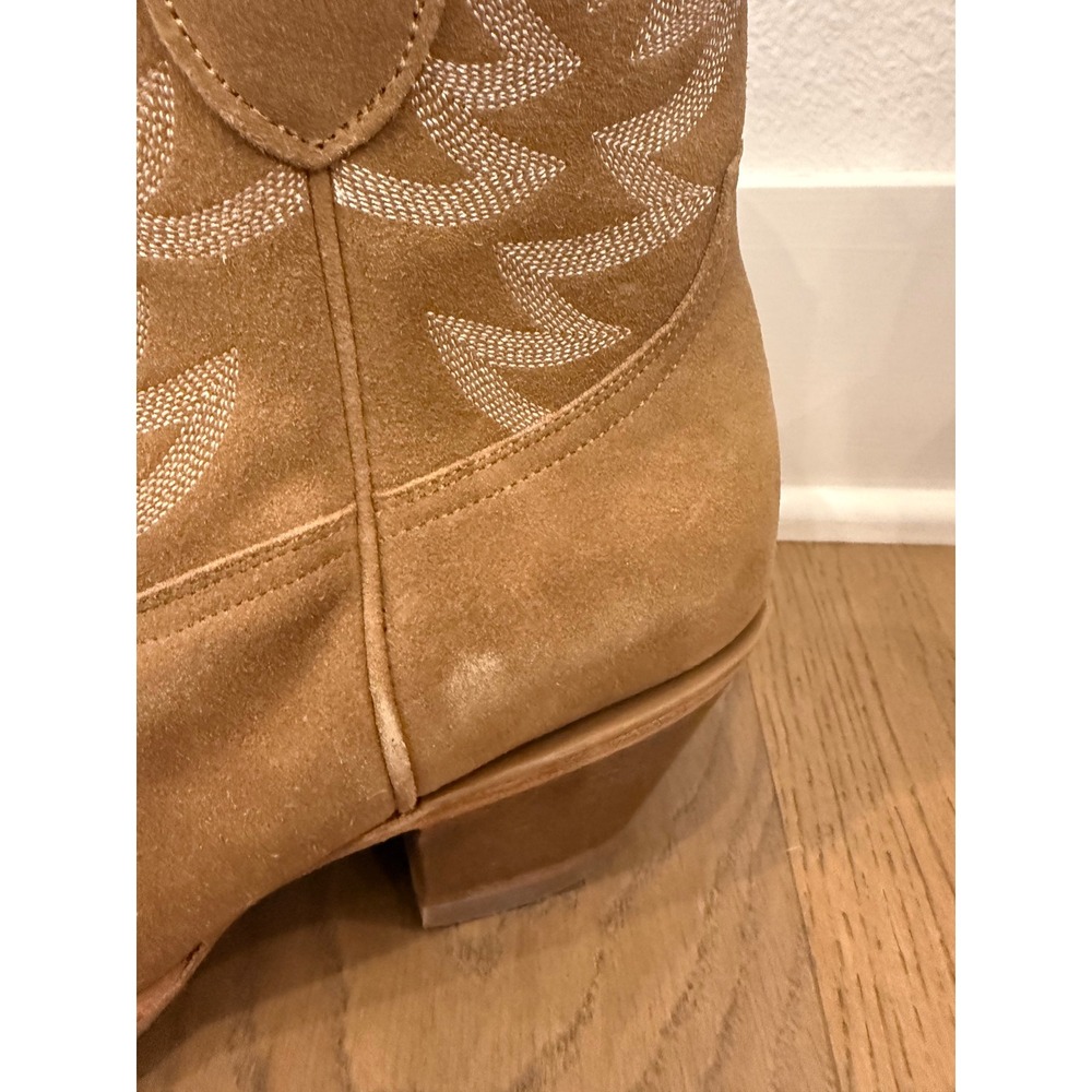 Idyllwind Miranda Lambert Tan Suede Western Cowboy Boots Booties Womens 11B - Picture 3 of 10